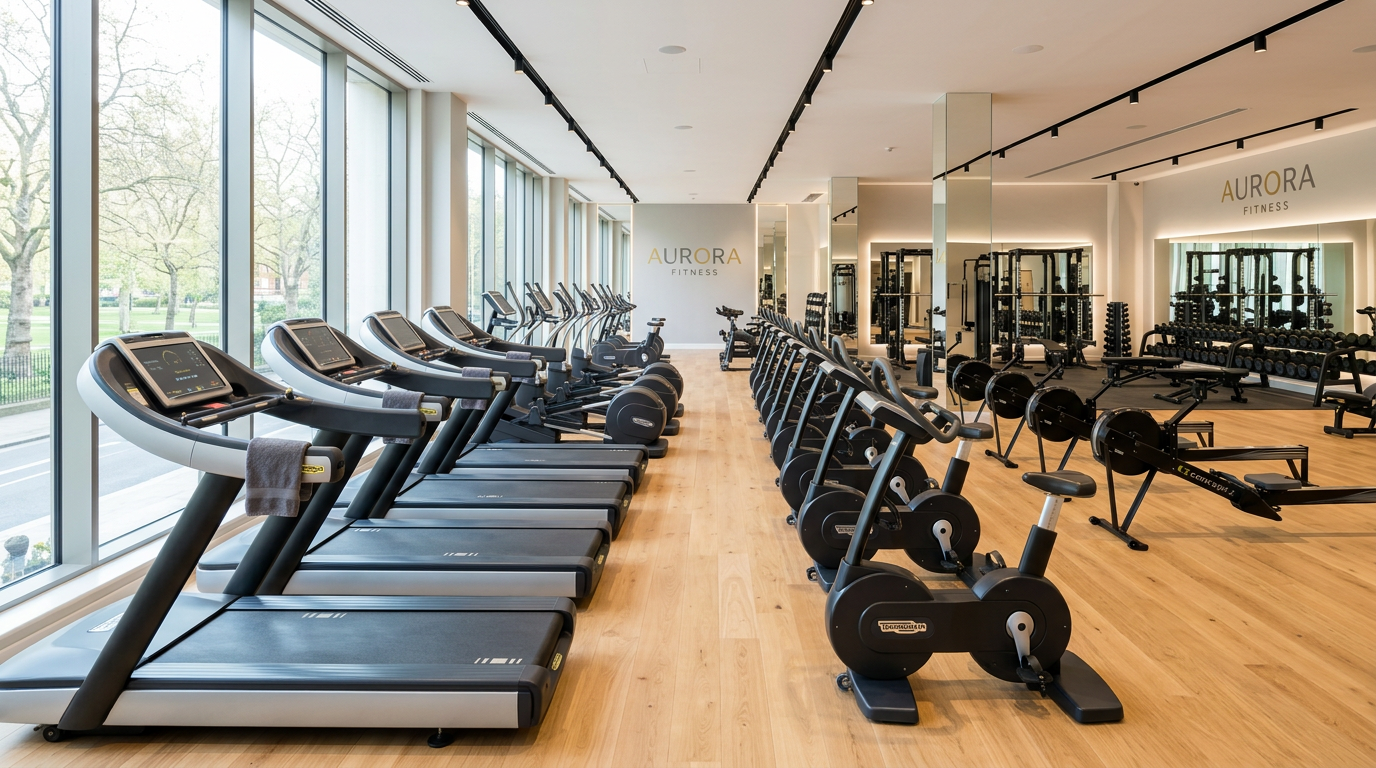 Kraftlinie und Ausdauergeräte im Lady Fitness Studio Bremgarten